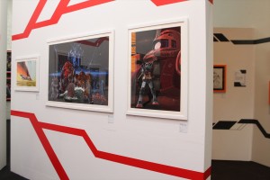 「メカニックデザイナー　大河原邦男展」の様子