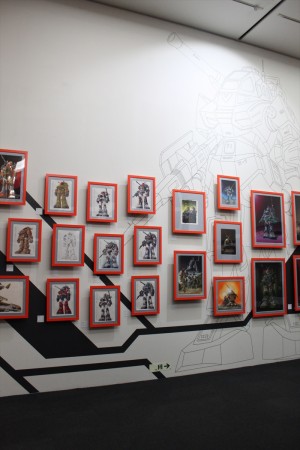 「メカニックデザイナー　大河原邦男展」の様子