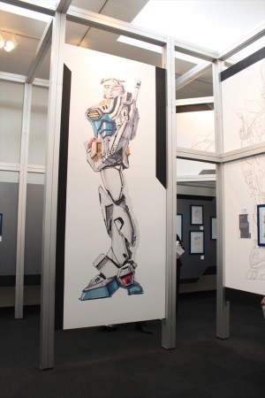 「メカニックデザイナー　大河原邦男展」の様子