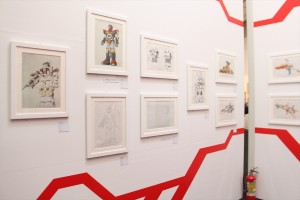 「メカニックデザイナー　大河原邦男展」の様子