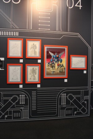 「メカニックデザイナー　大河原邦男展」の様子