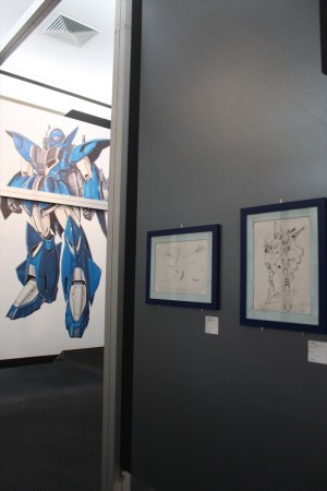 「メカニックデザイナー　大河原邦男展」の様子