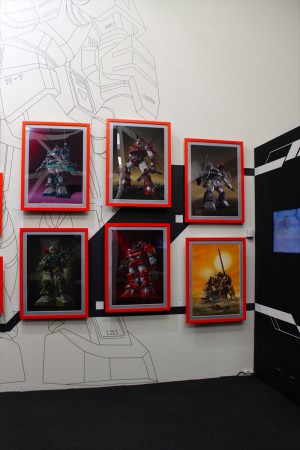 「メカニックデザイナー　大河原邦男展」の様子