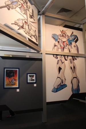 「メカニックデザイナー　大河原邦男展」の様子