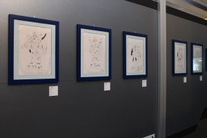 「メカニックデザイナー　大河原邦男展」の様子