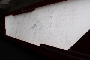 「メカニックデザイナー　大河原邦男展」の様子