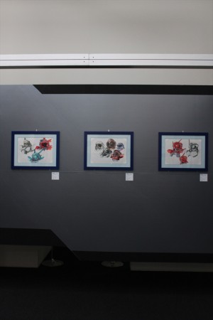 「メカニックデザイナー　大河原邦男展」の様子