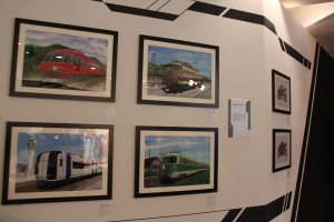 「メカニックデザイナー　大河原邦男展」の様子