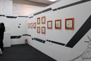 「メカニックデザイナー　大河原邦男展」の様子