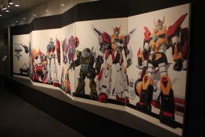 「メカニックデザイナー　大河原邦男展」の様子