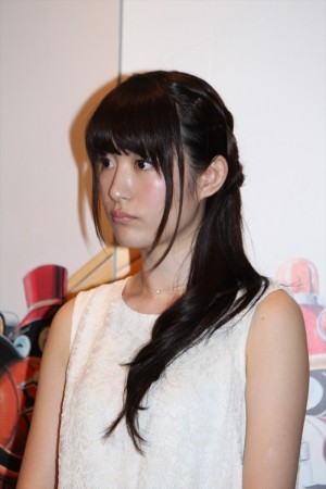 「メカニックデザイナー　大河原邦男展」に出席した小松未可子