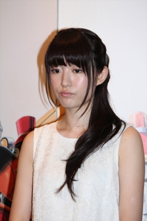 「メカニックデザイナー　大河原邦男展」に出席した小松未可子