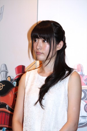 「メカニックデザイナー　大河原邦男展」に出席した小松未可子