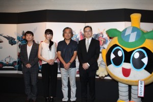 「メカニックデザイナー　大河原邦男展」の様子