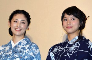 常盤貴子、芳根京子、『向日葵の丘 1983年・夏』 完成披露試写会にて