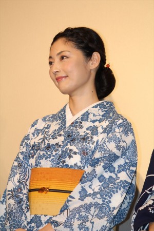 常盤貴子、『向日葵の丘 1983年・夏』 完成披露試写会にて