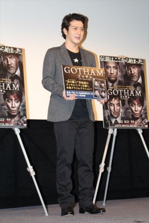 『GOTHAM／ゴッサム』DVDリリース記念イベントに登場した尾上松也