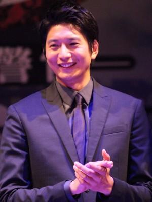 『S －最後の警官－ 奪還 RECOVERY OF OUR FUTURE』完成披露舞台挨拶に登壇した向井理