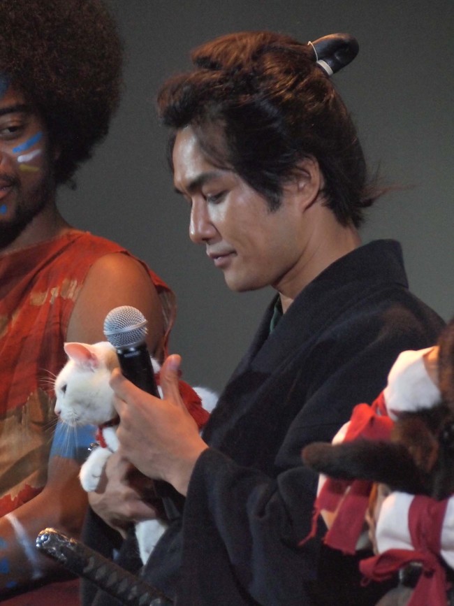 『猫侍 南の島へ行く』完成披露イベント