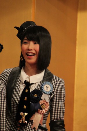 『あさが来た』主題歌アーティスト発表会に出席した横山由衣