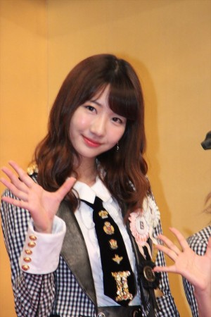 『あさが来た』主題歌アーティスト発表会に出席した柏木由紀