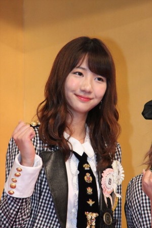 『あさが来た』主題歌アーティスト発表会に出席した柏木由紀