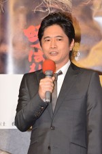 『鬼と呼ばれた男』完成披露試写会に出席した萩原聖人