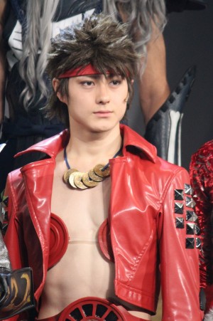 『戦国BASARA vs Devil May Cry』会見に出席した松村龍之介