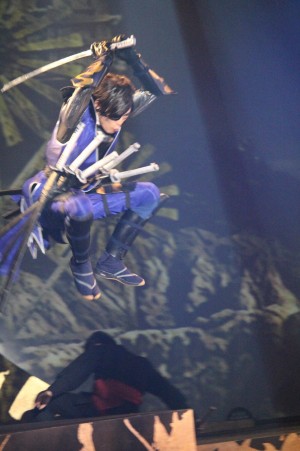 『戦国BASARA vs Devil May Cry』公開舞台稽古の様子