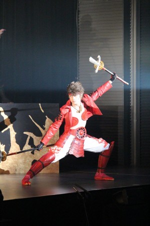 『戦国BASARA vs Devil May Cry』公開舞台稽古の様子