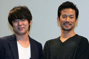 『at Home アットホーム』公開直前トークイベントに出席した竹野内豊、村本大輔