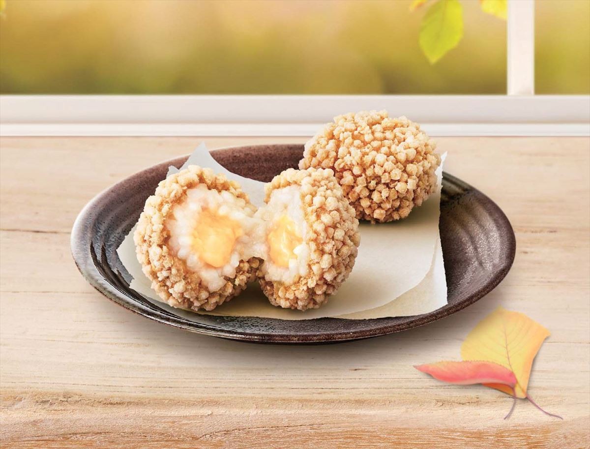 マック秋メニュー発表、月見バーガー3種＆紫いもシェイク＆もちもちチーズボール