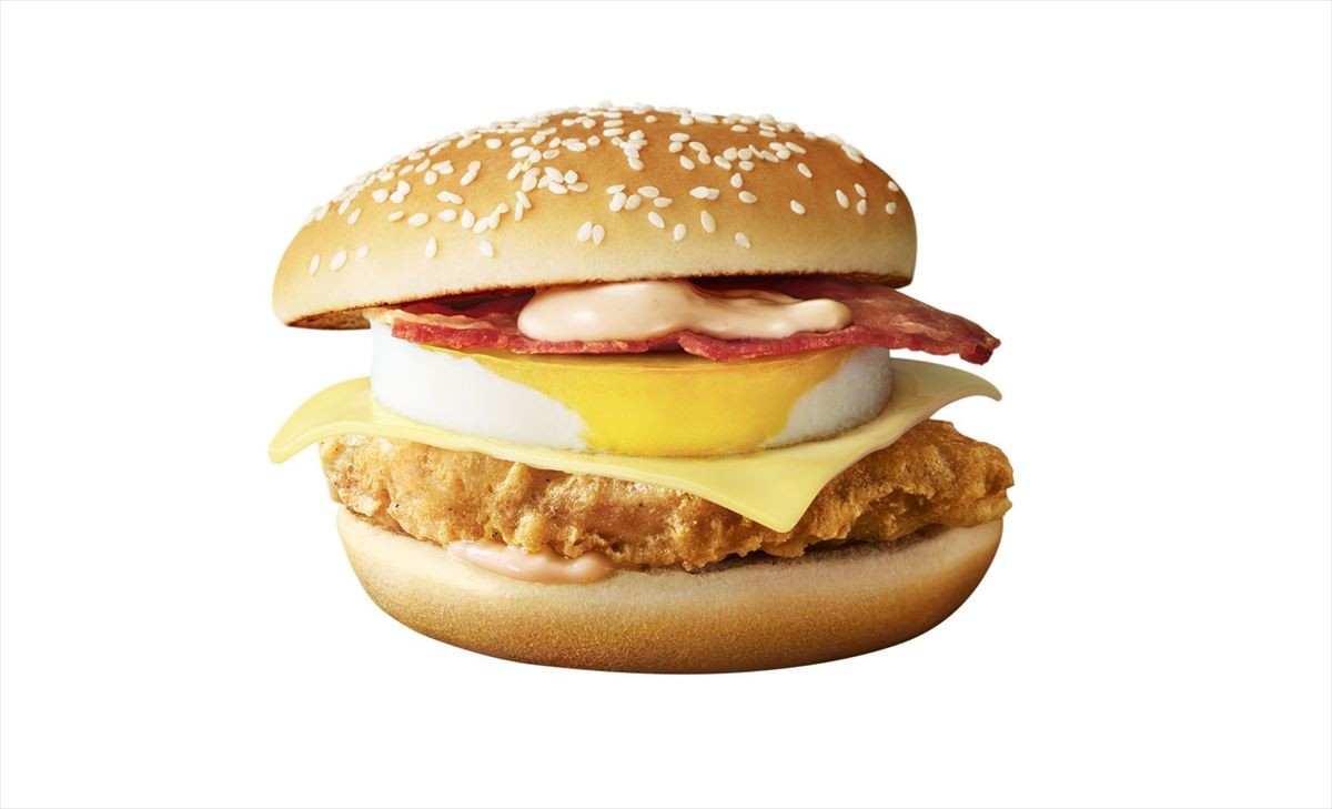 マック秋メニュー発表、月見バーガー3種＆紫いもシェイク＆もちもちチーズボール