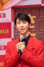 「ガーナミルクチョコレート」CMイベントに登場した羽生結弦