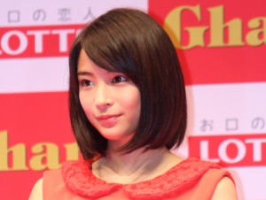 「ガーナミルクチョコレート」CMイベントに登場した広瀬すず