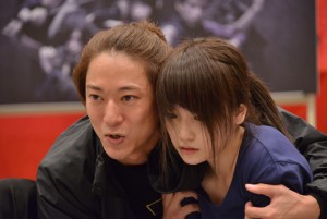 『AZUMI　幕末編』制作発表に登場した川栄李奈