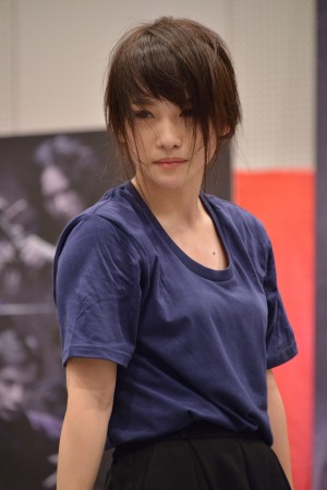 『AZUMI　幕末編』制作発表に登場した川栄李奈