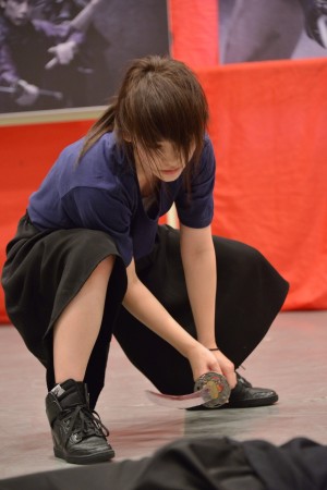 『AZUMI　幕末編』制作発表に登場した川栄李奈