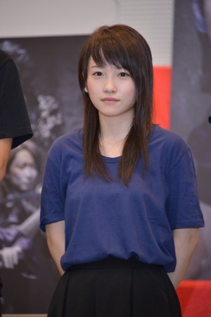 『AZUMI　幕末編』制作発表に登場した川栄李奈