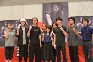 『AZUMI　幕末編』制作発表の様子