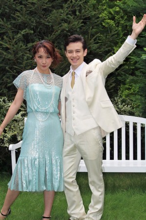 ミュージカル『スコット＆ゼルダ』製作発表会見に出席したウエンツ瑛士、濱田めぐみ