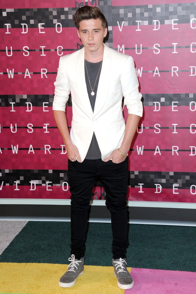 Brooklyn Beckham　ブルックリン・ベッカム　MTV Video Music Awards（VMA）2015　20150830　「MTVビデオミュージックアワード2015」
