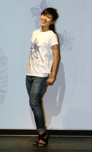 ベネトン「明日を夢見るドレス」記念イベントに登壇したアンバサダーの石黒彩