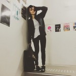 大島優子、舞台稽古後のカジュアルファッション公開　「黒が似合う」ファンから反響