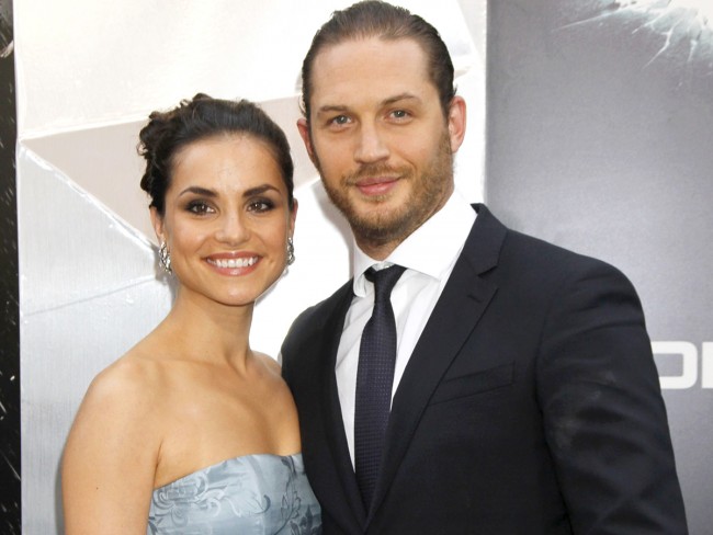 トム・ハーディ、シャーロット・ライリー、Tom Hardy、Charlotte Riley　2012年