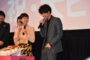 『ピース オブ ケイク』初日舞台挨拶にて