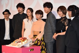 『ピース オブ ケイク』初日舞台挨拶にて