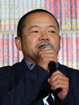 映画『バクマン。』の完成披露試写会に登壇した大根仁監督