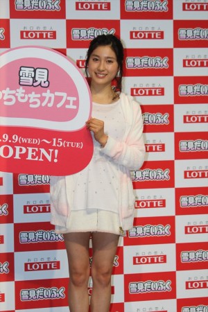 「雪見 もちもちカフェ」完成お披露目会に出席した土屋太鳳