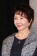 『2030かなたの家族』完成試写会に出席した渡辺美佐子